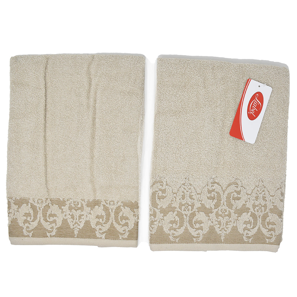 Asciugamano con Ospite in Spugna Jacquard Liabel 2112