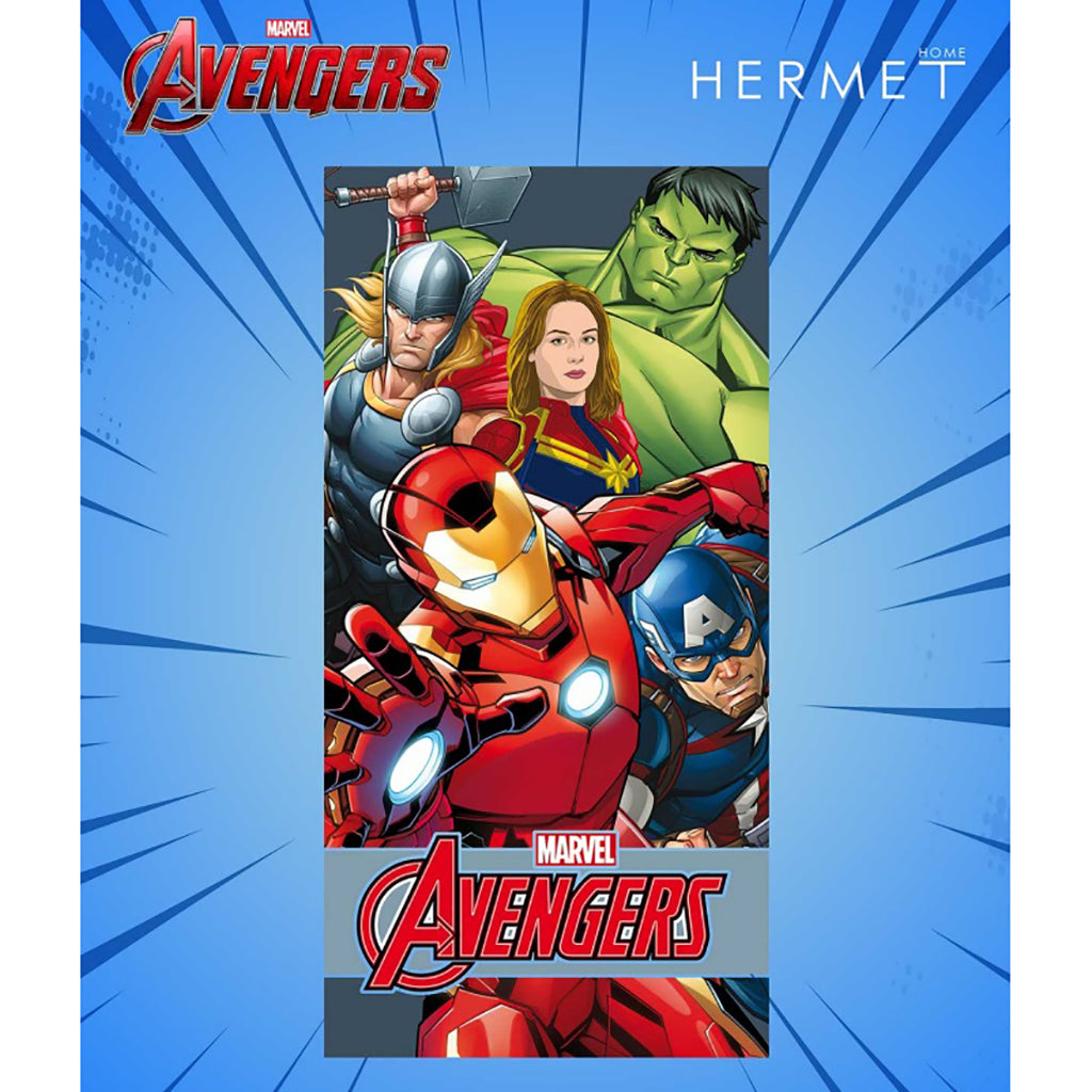 Telo Mare Microspugna Avengers 70x140