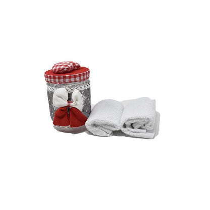 Barattolo + Due Lavette Spugna