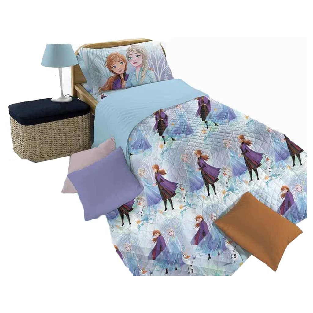 Copriletto Trapuntato Singolo Frozen Disney