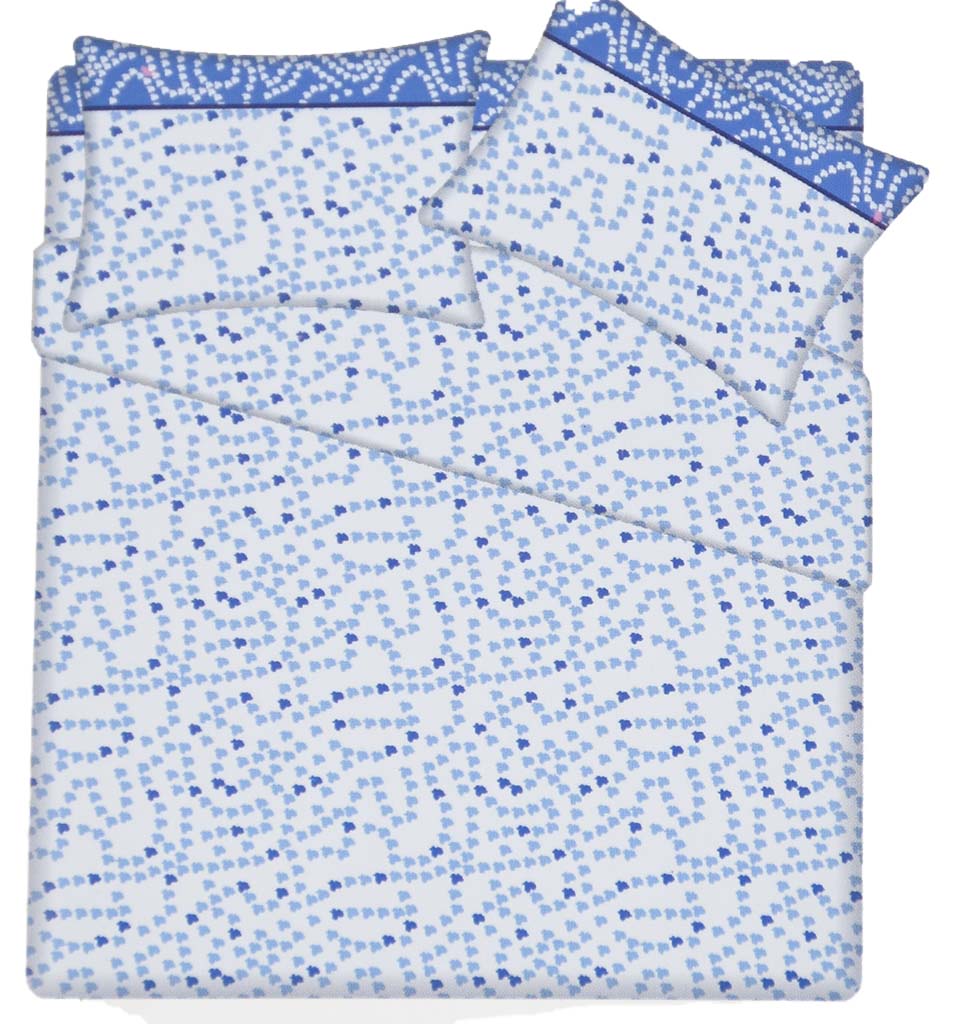Set Lenzuola Cotone Lara Justin Farfalle