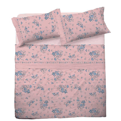Completo Letto Cotone Matrimoniale Pompea Milena