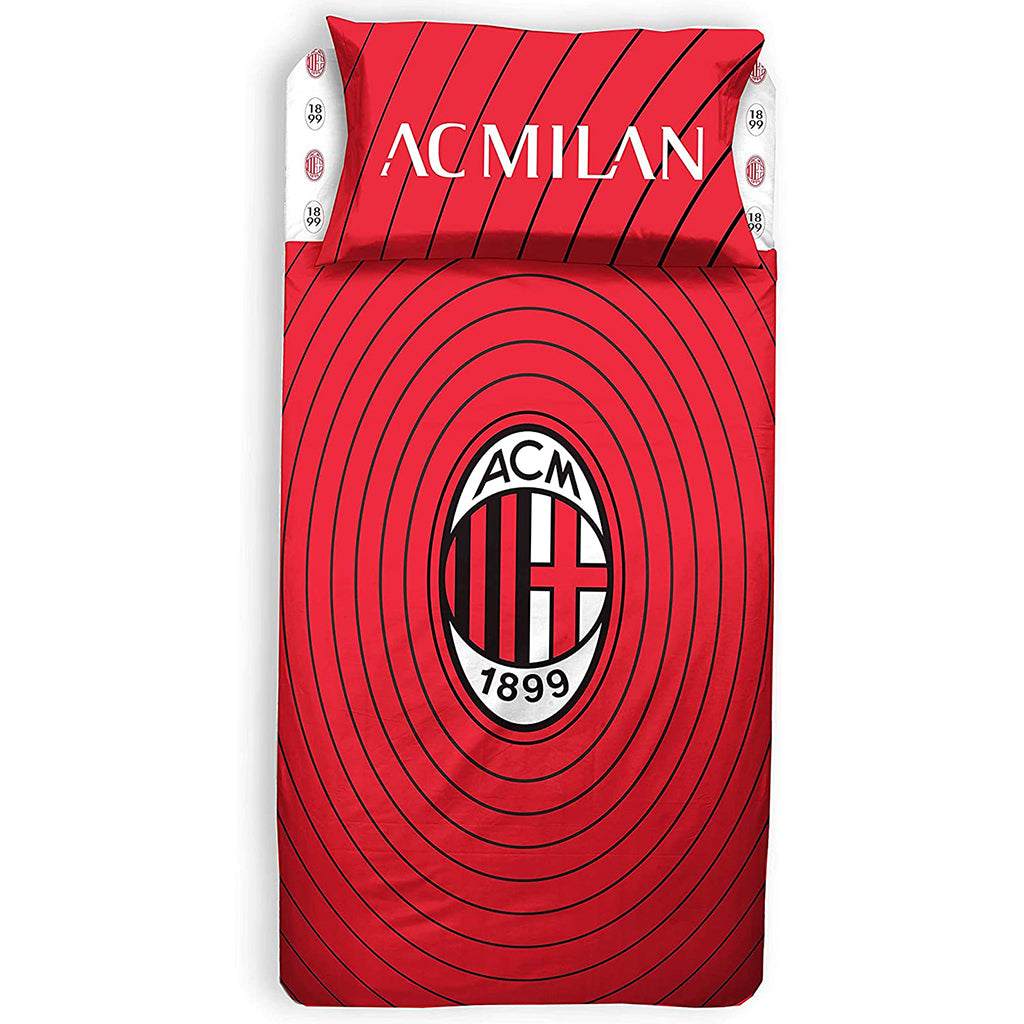 Set Lenzuola Cotone Singolo Ufficiale A.C. Milan