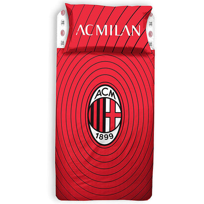 Set Lenzuola Cotone Singolo Ufficiale A.C. Milan