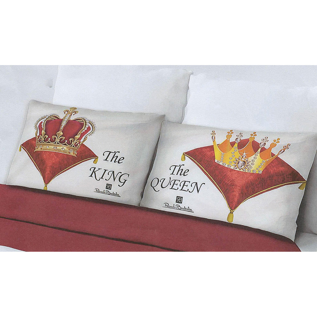 Coppia di Federe Digitali Renato Balestra King&amp;Queen