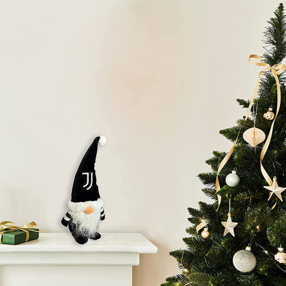 Gnomo Arredo 30 Cm Bianco/Nero Juventus