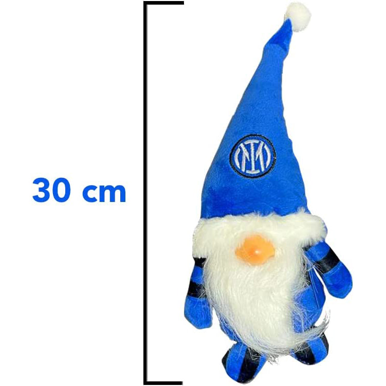 Gnomo Arredo 30 Cm Nero/Azzurro Inter