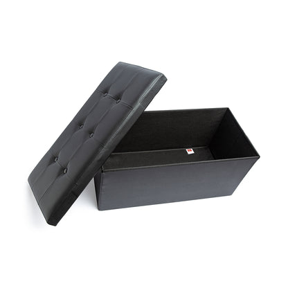 Panca Simil-Pelle Contenitore Tinta Unita 76x38