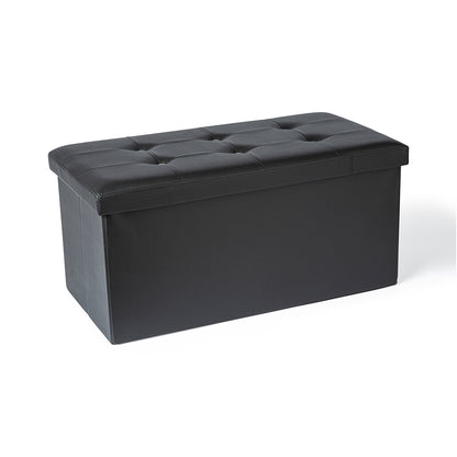 Panca Simil-Pelle Contenitore Tinta Unita 76x38