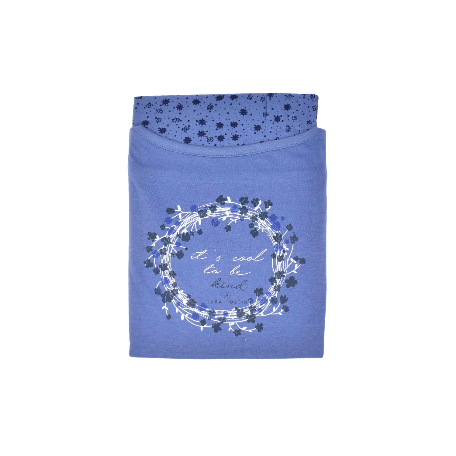 Pigiama Cotone Donna Bretelline Pantaloncini Lara Justin Fiore 928