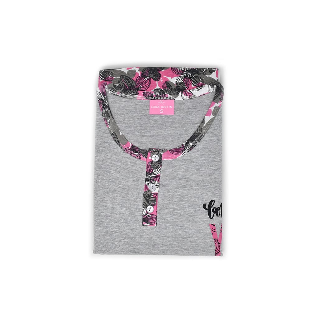 Pigiama Cotone Maniche Lunghe Donna Lara Justin 924
