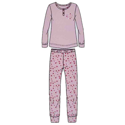 Pigiama Cotone Maniche Lunghe Donna Lara Justin 927