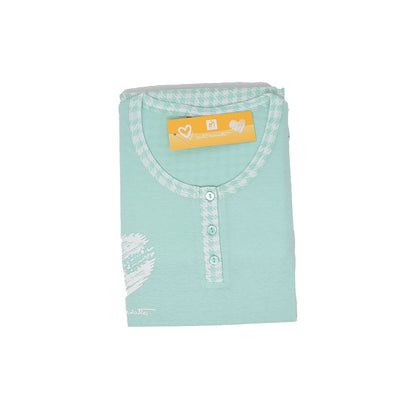Pigiama Cotone Donna Maniche Corte Pantaloncini Marta Marzotto Pied de Poul 196