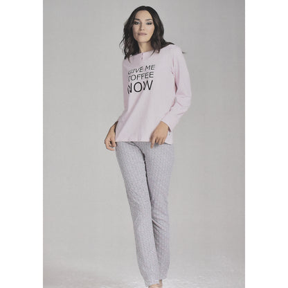 Pigiama Cotone Maniche Lunghe Donna Nacshua Levy