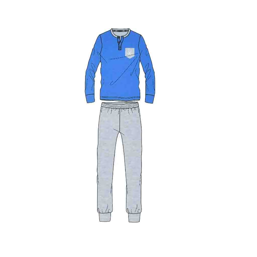 Pigiama Cotone Maniche Lunghe Uomo Lara Justin 1020