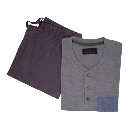 Pigiama Uomo Cotone Pantaloncini Maniche Corte Nazareno Gabrielli 50