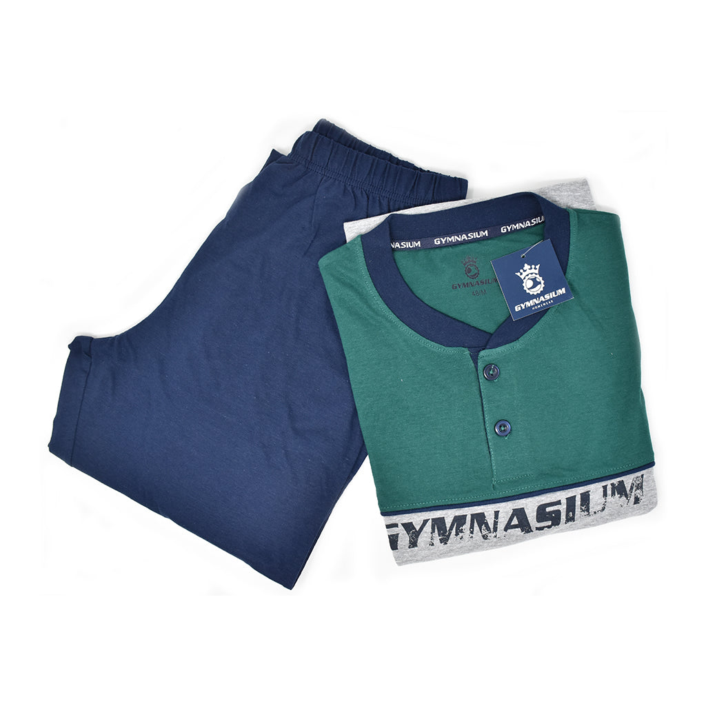 Pigiama Cotone Maniche Lunghe Uomo Gymnasium 14080