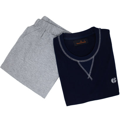 Pigiama Uomo Cotone Pantaloncini Maniche Corte Nazareno Gabrielli 27