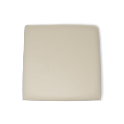 Pouf Simil-Pelle Contenitore Quadrato Tinta Unita 38x38