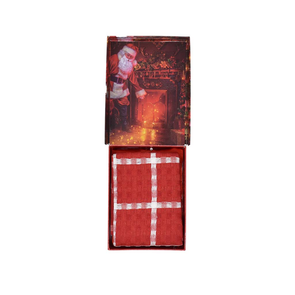 Set Portagioie Musicale + Strofinaccio Babbo Natale