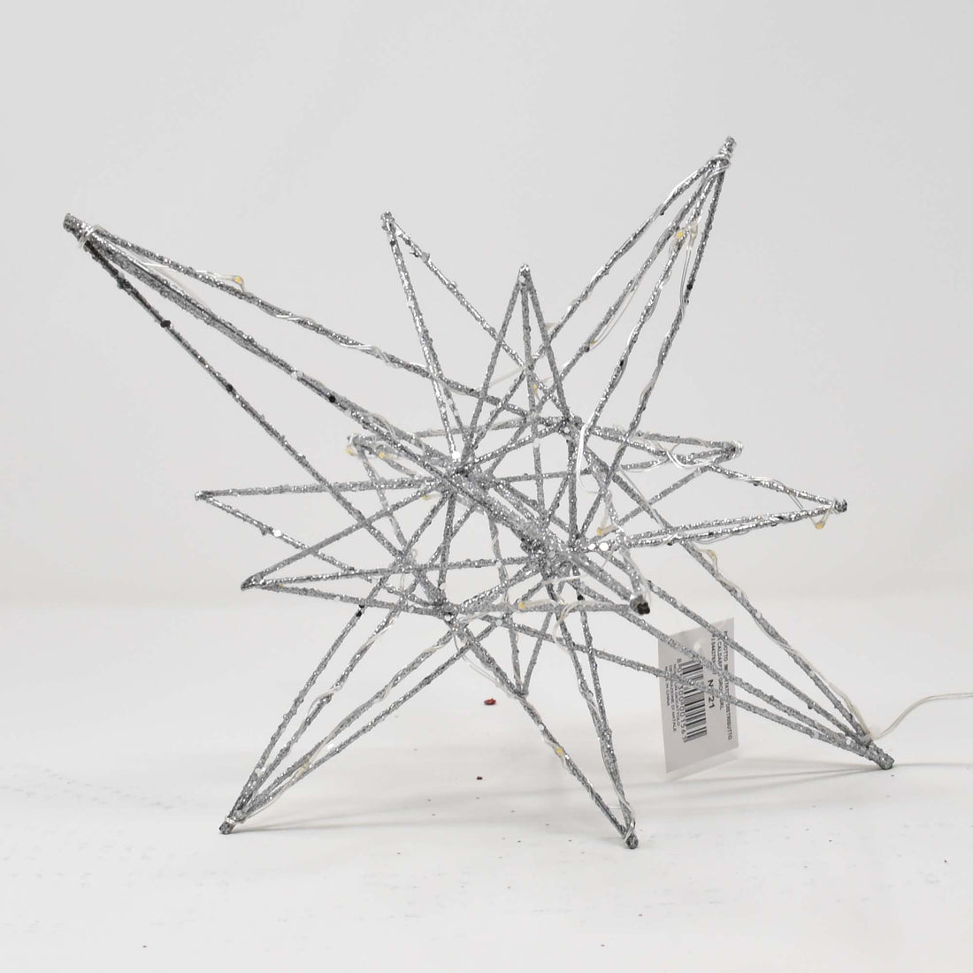 Stella Natalizia Glitter con Led