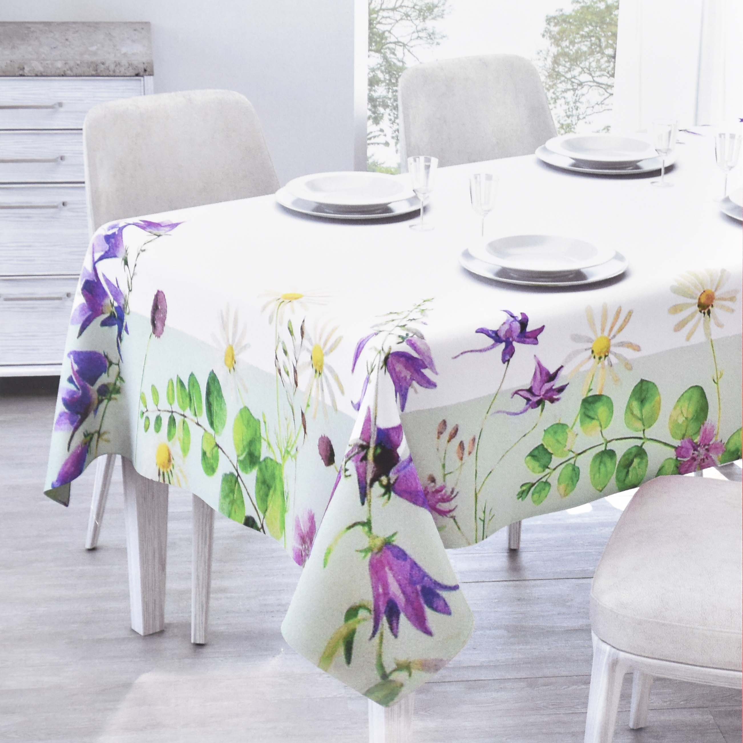 Tovaglia Digitale My House Fiori Green