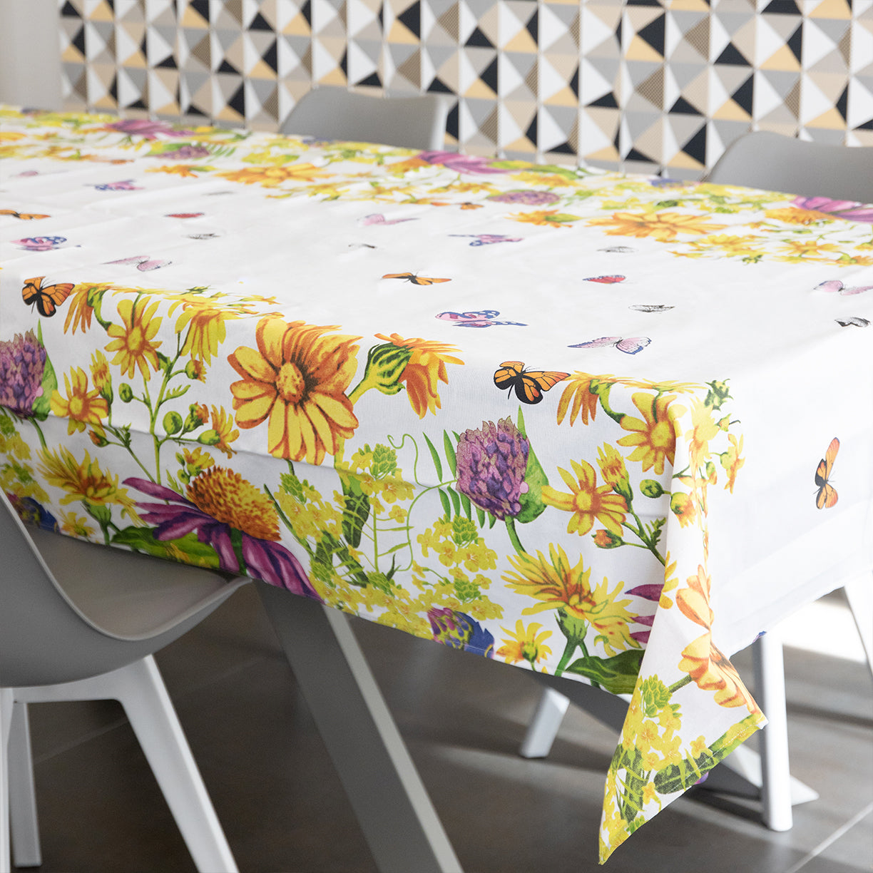 Tovaglia Cotone Digitale Renato Balestra Farfalle