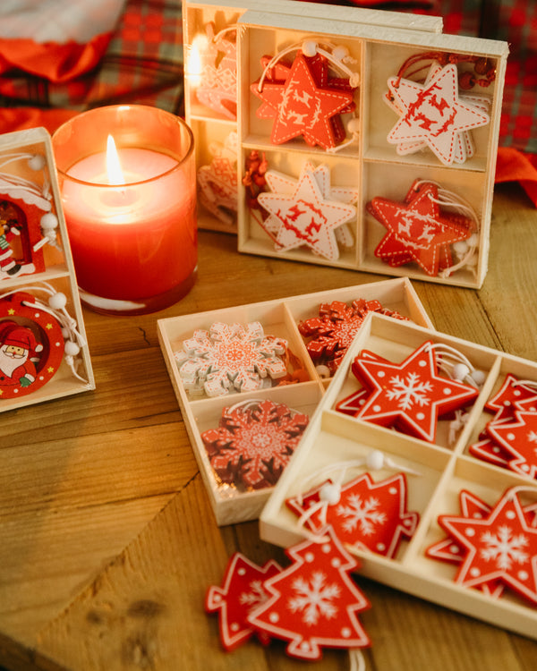 Decorazioni Albero in Legno Liabel Alberello e Stelline