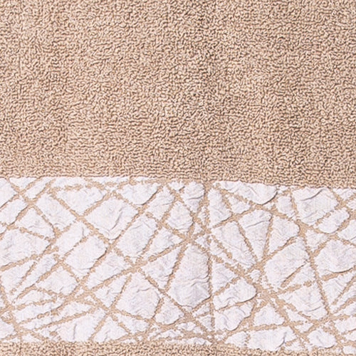Asciugamano con Ospite Spugna Jacquard Geometrico Lara Justin