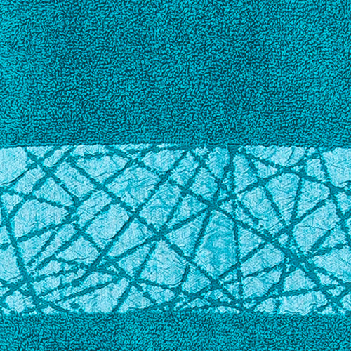 Asciugamano con Ospite Spugna Jacquard Geometrico Lara Justin