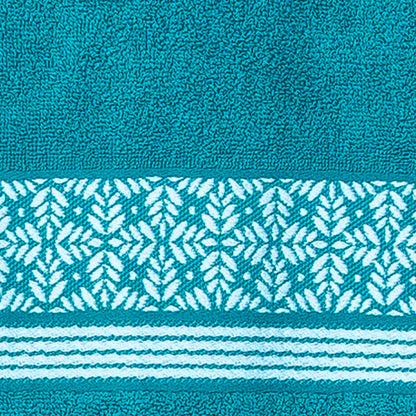Asciugamano con Ospite Spugna Jacquard Spiga Lara Justin