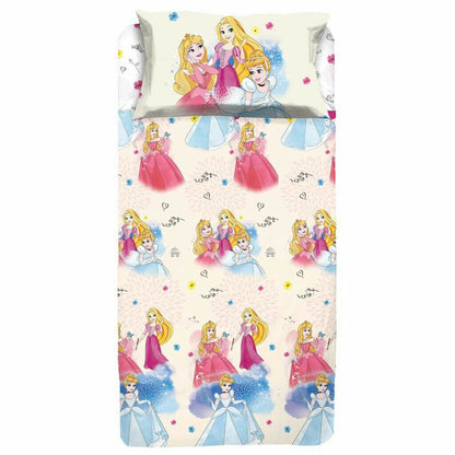 Completo Letto Cotone Singolo Disney Principesse
