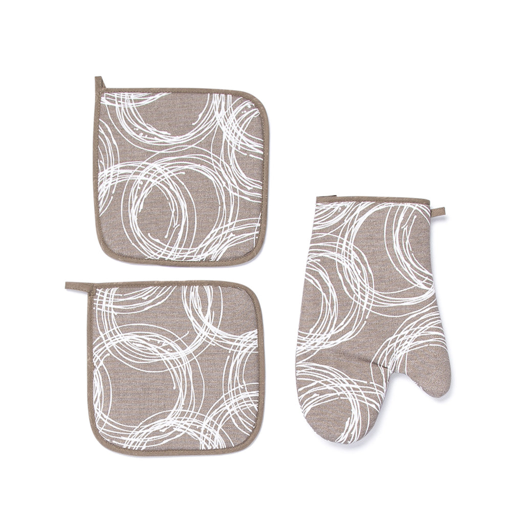 Set Guantone + 2 Presine Fantasia Cerchi
