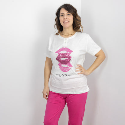 Pigiama Donna Cotone Nachsua Nives