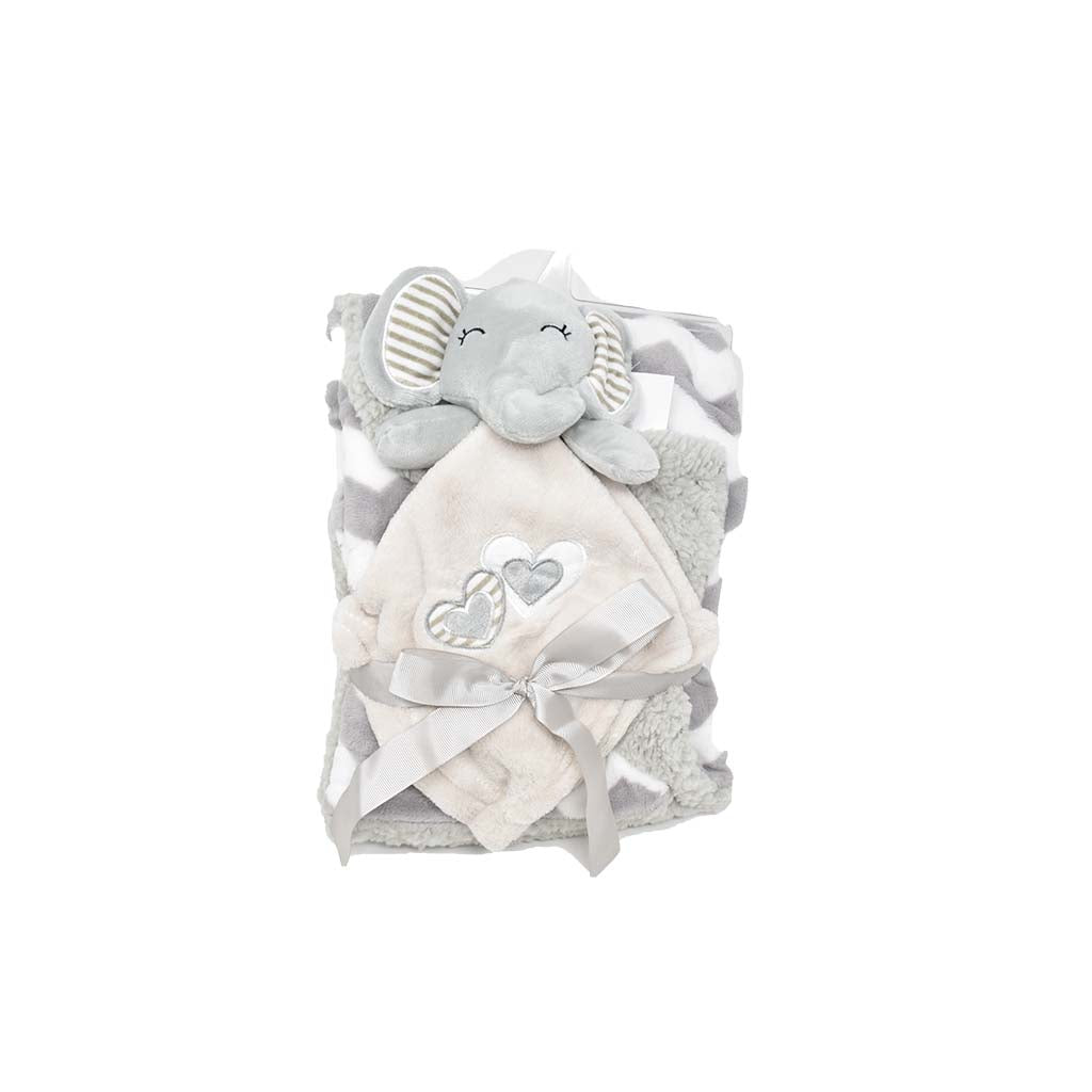 Plaid Agnellato con Pupazzo Liabel