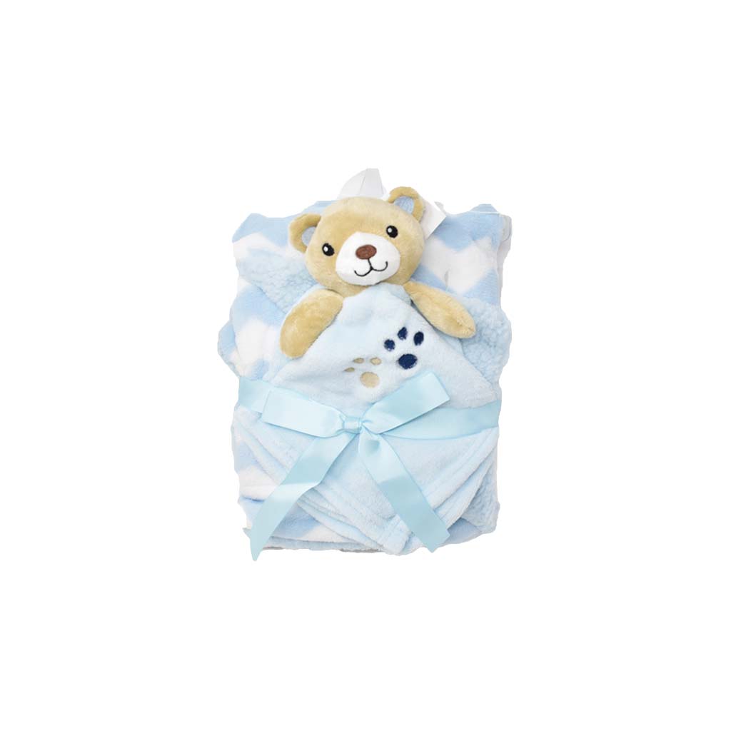 Plaid Agnellato con Pupazzo Liabel