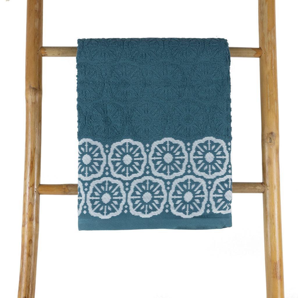 Telo Doccia Cotone Jacquard Liabel Fiore