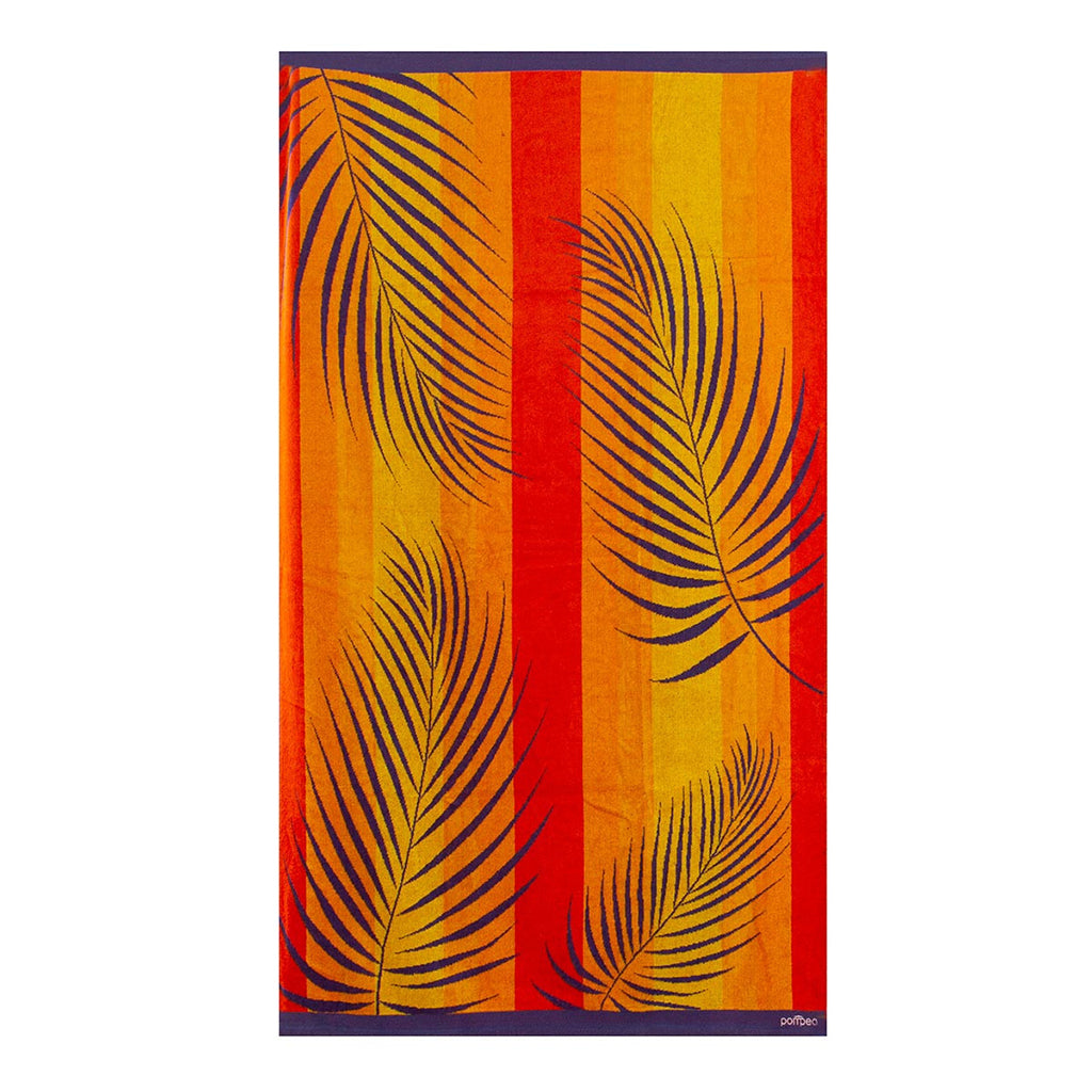 Telo Mare Spugna Jacquard Pompea Palme