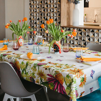 Tovaglia Cotone Digitale Renato Balestra Farfalle