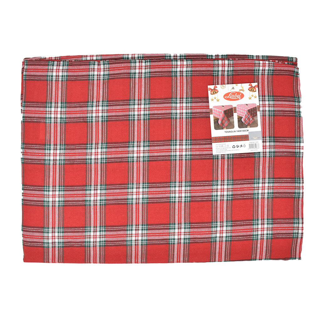 Tovaglia Natalizia Liabel Tartan Lurex