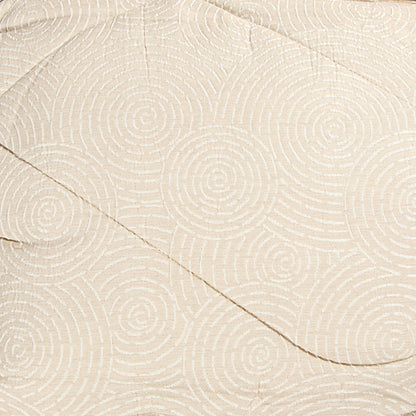 Trapunta matrimoniale jacquard con due cuscini Seila